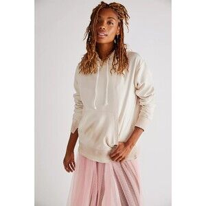 Free People We The Free Zuma Hooded Sweatshirt Top Oversized Ombre M NWT 268686
